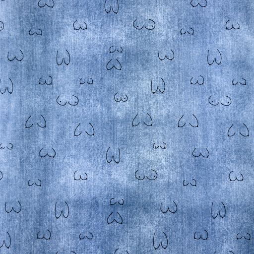 Økotex bomulds jersey, Boobies Jeans